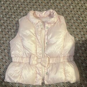 Baby gap light pink puffer vest